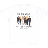 Friends TV Show Unisex Tee, Chandler Bing Memorial Shirt, Retro 90s Tee, Friends Fan Gift, Centrals Perks Tee, Friends Reunion