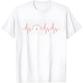 Funny Car Speedometer Auto Mechanic Guys Heartbeat Gift T-Shirt1