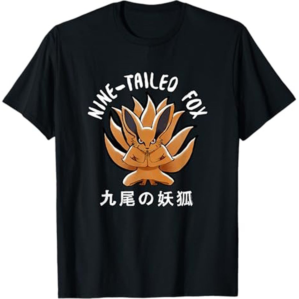 Narutos Shippuden Nine Tailed Fox Anime T-Shirt